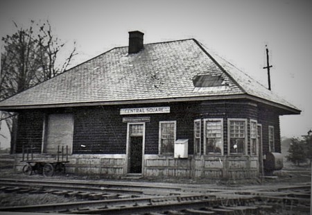 Central Square Depot - Ontario & Western RR.