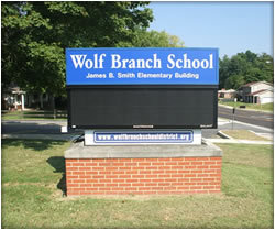 Wolf Branch Elementary School Logo Photo Album
