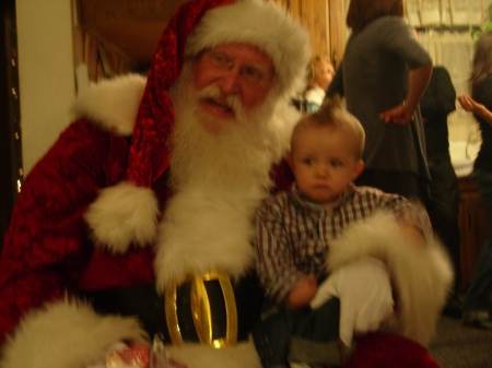 Bentley with Santa 2010