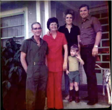 Mom, Dad, David and Kyle, 1972