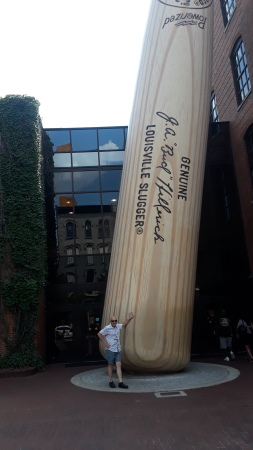 At the Louisville Slugger Museum/Factory