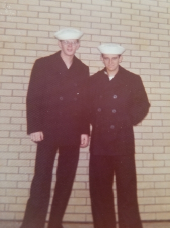 Gentry and I, boot camp graduation.