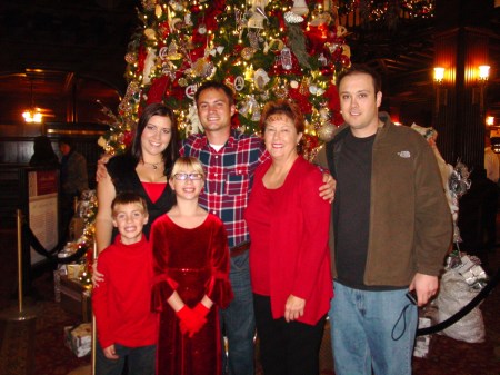 Hall family at Hotel Del Coronado, Dec 2011