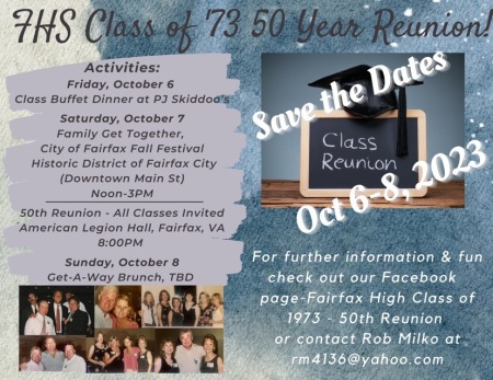 Fairfax High School Reunion 50th