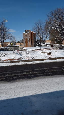 Our first snow this year 2019 pueblo Colorado