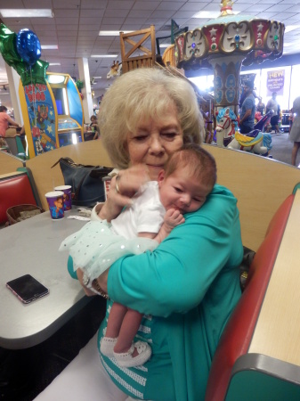 My newest great granddaughter, my Dolly