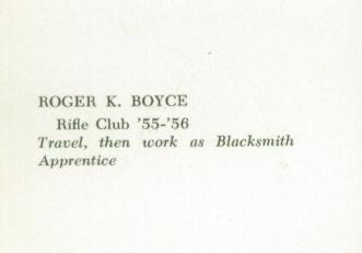 Roger Boyce's Classmates profile album