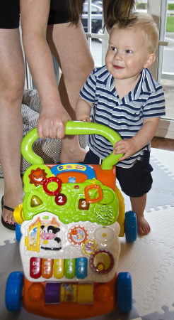 Grandson Charles Almost Walking