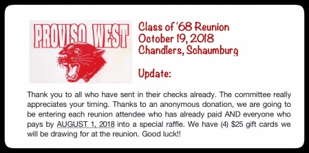 Cindy Beres' album, 50th Reunion Proviso West Class of 1968 - Sa...