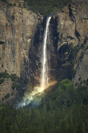Bridal Veil Fall Rainbow, Yosemite