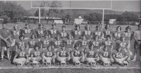 Greg Hoefer's album, 1974 Montgomery JV Football