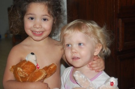 Granddaughters Bella & Lizzie