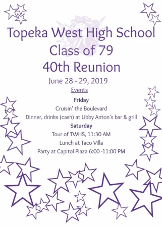 Valerie Foster's album, Topeka West High School Reunion 40th June 28...