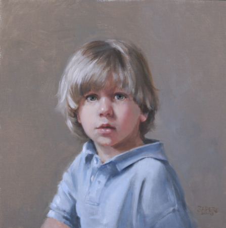 Boy in Blue, 12 x 12, Columbus GA