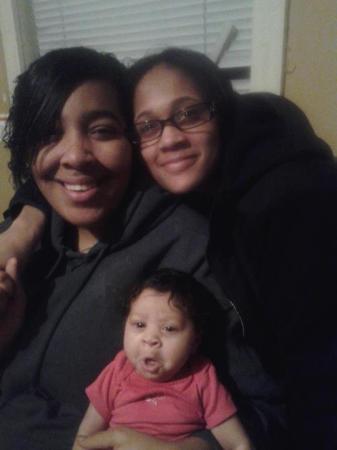 my daughter-in-law Sammantha and my daughter Lashania and my granddaughter Serenity  