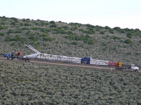 moving oil rigs in Colorado