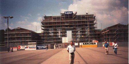 Brandenburg Gate restoration, East Berlin, 