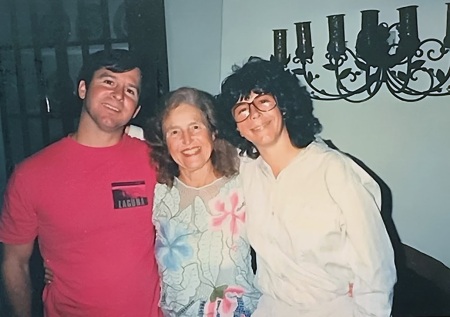w/ Mom and sister Lorraine, 1970s