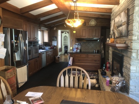 View of Kitchen from brkfst nook