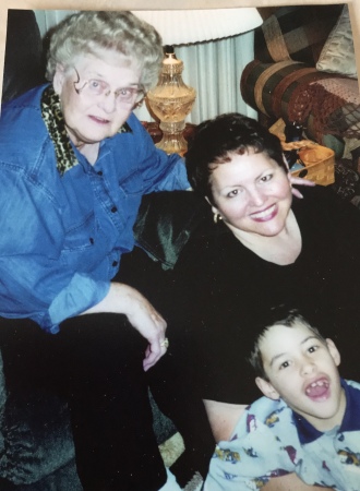 Mom, me and my son a few years back