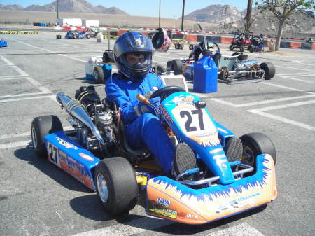 Gunnar during our Karting years