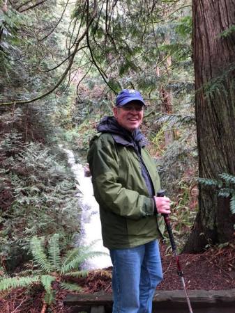 Waterfall hiking