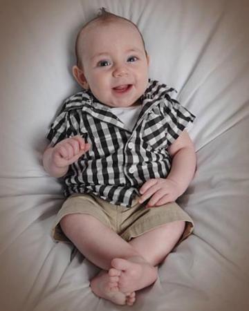 Daniel James Lang 3.5 months old