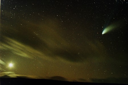 Comet Hale-Bopp in Perseus, 1997