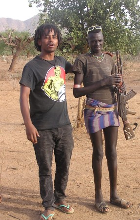 Exploring Ethiopia with guide and guard