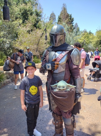 Brayden,my grandson celebrating bday at Disney