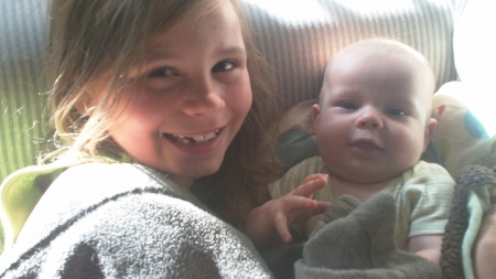 Jaea and Jude, my grandchildren