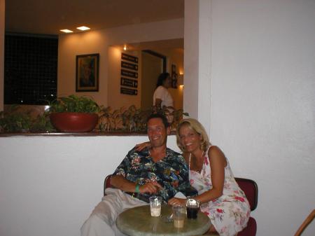 Me and my hubby Jim vacationing in Belize 2010