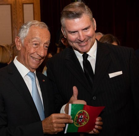 Meeting the 2022 President of Portugal!