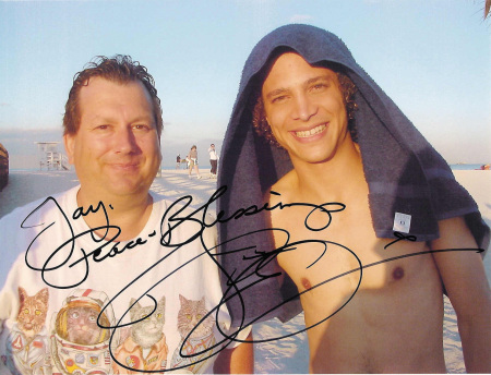 Justin Guarini and I 