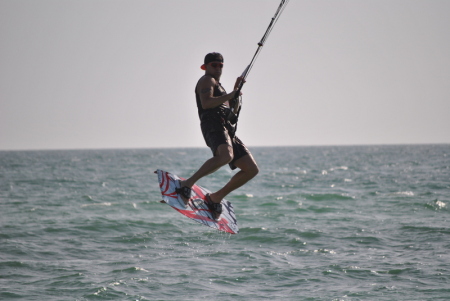 Kite Boarding near my house!