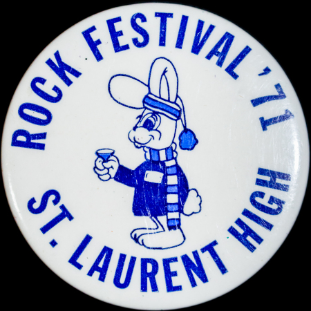 St. Laurent High - Rock Festival '71 Pin