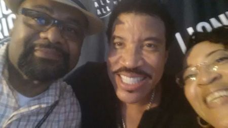 Me, Hubby, and Lionel Richie