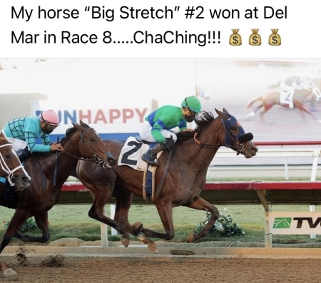 My horse “Big Stretch”
