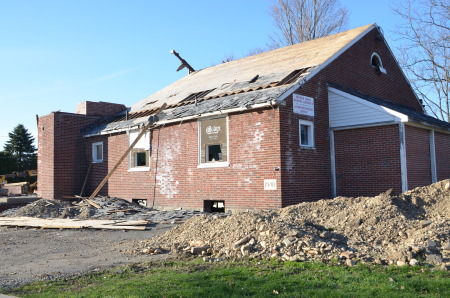 Demolition of Willow Street School, Athens PA