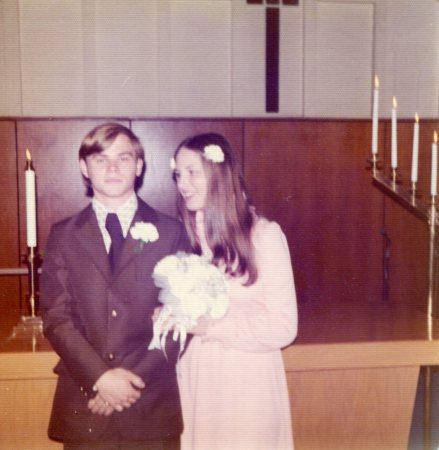wedding day 1973