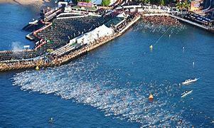 swim start at the IRONMAN Hawaii