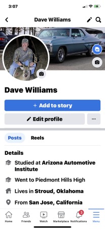 David Williams' Classmates profile album