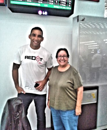 Lupe at Mexico City Airport