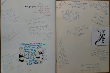FJH 7th grade yearbook autographs