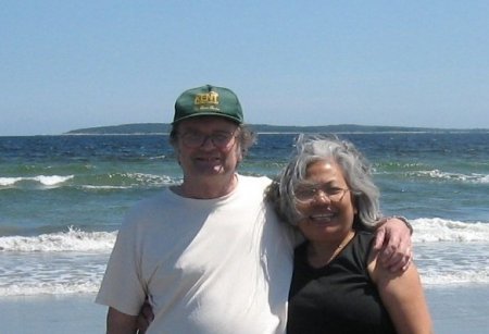 Marina and me in Nova Scotia