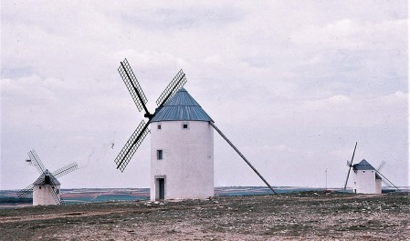 La Mancha country windmill, Spain