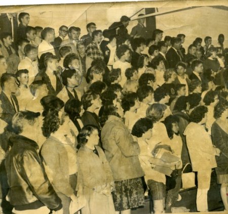 Wheatland High Student Assembly, 1963.