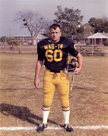 Capt. USMC oldest tackle football player  1979