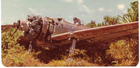 Japanese Zero on Yap Island, 1977