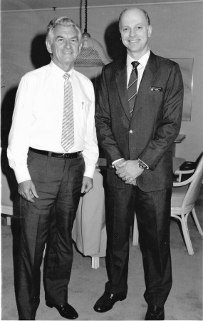 With Prime Minister of Australia, Bob Hawk